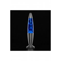 Lava Lamp διακοσμητικό φωτιστικό 34,5cm ασημί για χαλαρωτική ατμόσφαιρα CH00111