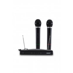 Σύστημα Karaoke Q-MIC590 με ασύρματα μικρόφωνα, μαύρο