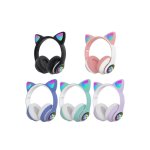 Casti ασύρματο STN-28 over-ear, Bluetooth 5.0, LED, microfon και ραδιόφωνο FM