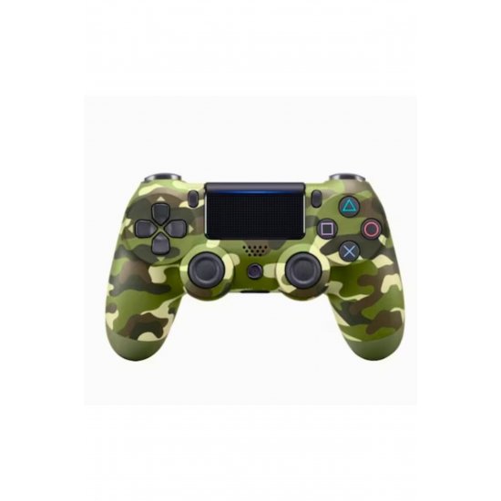 Ασύρματο χειριστήριο Doubleshock Joystick, Συμβατό PS4/Pro/Slim, Touchpad, Army Green