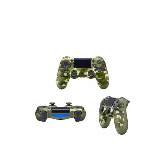 Ασύρματο χειριστήριο Doubleshock Joystick, Συμβατό PS4/Pro/Slim, Touchpad, Army Green