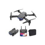 Drone με κάμερα, E99 Αναδιπλούμενο, Τηλεχειριστήριο, 3 λειτουργίες ταχύτητας