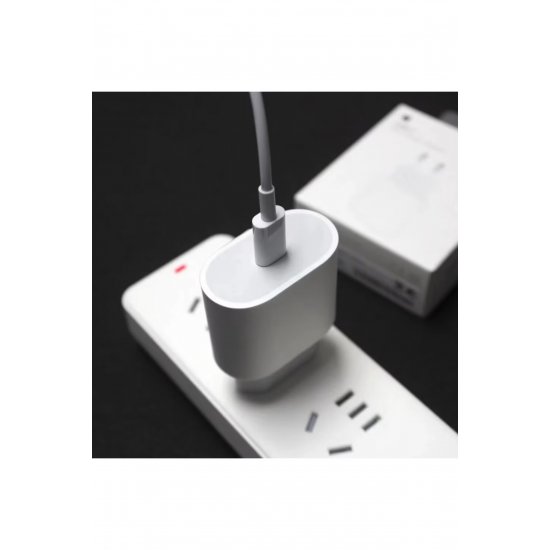 Γρήγορη φόρτιση Φορτιστής, Flippy, European Standard, iPhone 8-14, 27W Γρήγορη φόρτιση καλώδιο, 1m, Λευκό