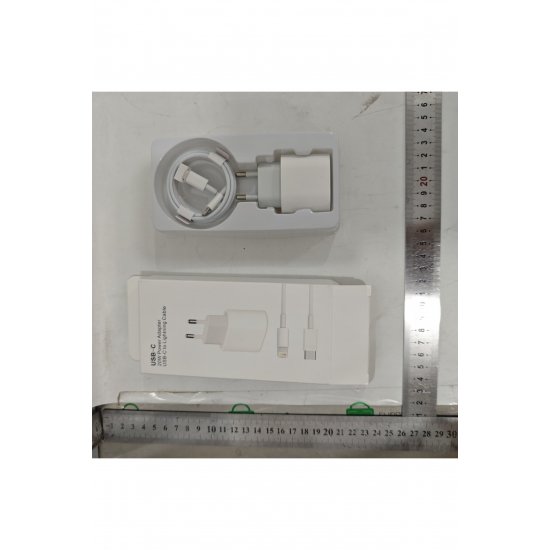 Γρήγορη φόρτιση Φορτιστής, Flippy, European Standard, iPhone 8-14, 27W Γρήγορη φόρτιση καλώδιο, 1m, Λευκό