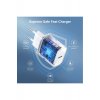 Φορτιστής Fast Charge, Flippy, European Standard, 20 W, Συμβατό με iPhone 8-14, Λευκό