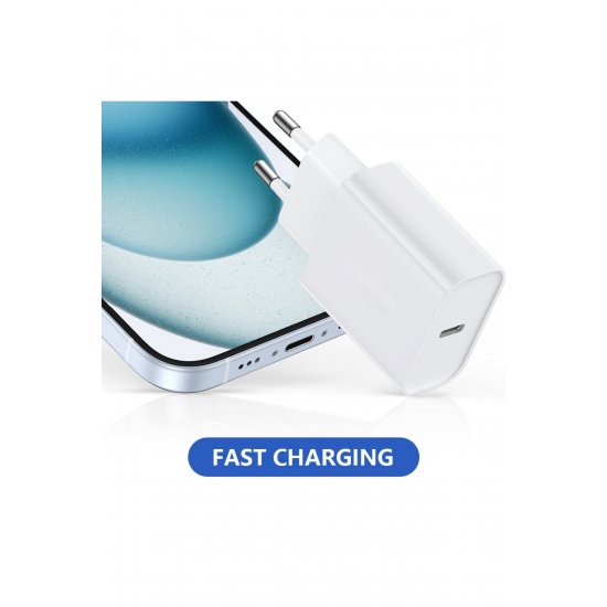 Φορτιστής γρήγορης φόρτισης, Flippy, European Standard, 30 W, Συμβατό με iPhone 15 / 16, Λευκό Φορτιστής γρήγορης φόρτισης, Flippy, European Standard, 30 W, Συμβατό με iPhone 15 / 16, Λευκό