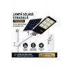 Solar Street Lamp 300W, 378 LEDs, Motion Sensor, Remote Control, Photovoltaic Panel, IP65, Cool White Light 6500K, Αυτονομία έως 20 ώρες, Μαύρο
