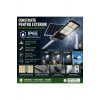 Solar Street Lamp 300W, 378 LEDs, Motion Sensor, Remote Control, Photovoltaic Panel, IP65, Cool White Light 6500K, Αυτονομία έως 20 ώρες, Μαύρο