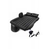 Φουσκωτό στρώμα αυτοκινήτου για το πίσω κάθισμα, 2 μαξιλάρια και ηλεκτρική αντλία, 128 x 76 cm, μαύρο
