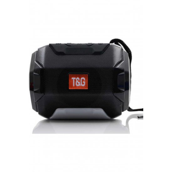 TG-162 Ηχείο Bluetooth 5W με ραδιόφωνο και διάρκεια ζωής μπαταρίας έως 3 ώρες Μαύρο