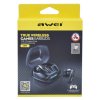 Ακουστικό Bluetooth Handsfree T25 Earbud με Μαύρη θήκη φόρτισης