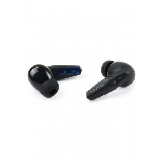 Ακουστικό Bluetooth Handsfree T25 Earbud με Μαύρη θήκη φόρτισης