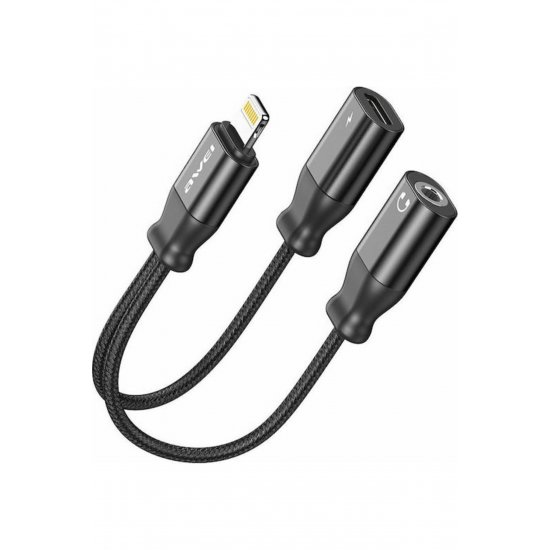 CL-73 Μετατροπέας Lightning αρσενικό σε 3,5mm / Lightning θηλυκό 1τεμ