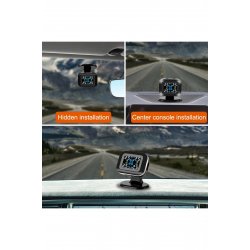 Ασύρματο TPMS USB με οθόνη LCD – Σύστημα παρακολούθησης πίεσης ελαστικών αυτοκινήτου AIF120