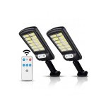 Πακέτο 2X Ηλιακό Λάμπα 150W 12 ΚΥΤΤΑΡΑ με αισθητήρα κίνησης και τηλεχειριστήριο