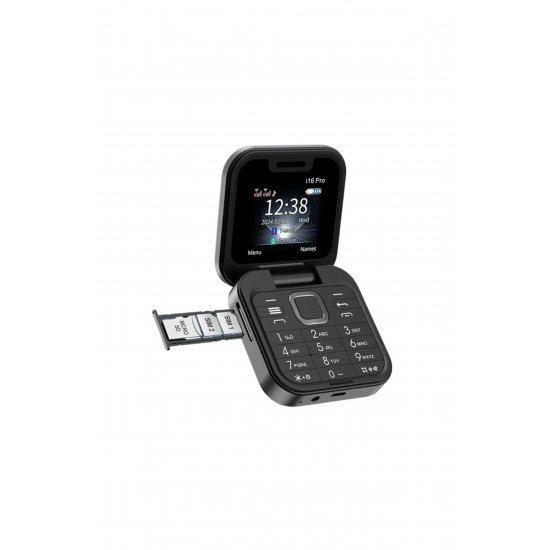 Αναδιπλούμενο κινητό τηλέφωνο i16 PRO, Διπλή SIM, Bluetooth, Ραδιόφωνο FM, κάμερα, υποδοχή TF