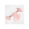Face Roller & Gua Sha Tool από Rose Quartz για Αντιγήρανση