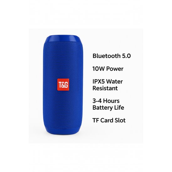 Φορητό ηχείο Bluetooth TG117, Ραδιόφωνο FM, Handsfree, IPX5, 10W, Καμουφλάζ
