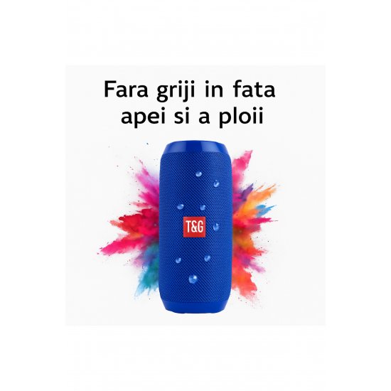 Φορητό ηχείο Bluetooth TG117, Ραδιόφωνο FM, Handsfree, IPX5, 10W, Καμουφλάζ