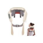 Hands-free Αυχενικό μασάζ, 6D Shiatsu, Λειτουργία θέρμανσης, Ρυθμιζόμενη Ένταση, Κρέμα