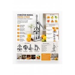 Εγχειρίδιο Inox Steel Citrus Juicer – Professional Juice Press