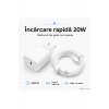 Γρήγορος φορτιστής 20W iPhone 14/13/12/11/X/SE Pro Max Plus, Περιλαμβάνεται καλώδιο Lightning 1 m, Fast Charge PD, iPad AirPods Συμβατό, Kulstern™