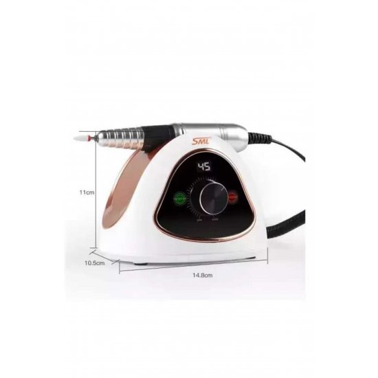 Ηλεκτρικό Νυχοτράπανο 45000rpm σε Λευκό Χρώμα 65W M15