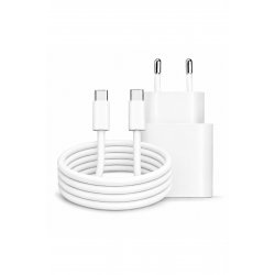 Γρήγορος φορτιστής 20W USB-C για iPhone 15/16/17, Samsung S25/S24/S23, 1m καλώδιο USB-C που περιλαμβάνεται, Fast Charge PD, Xiaomi, iPad, AirPods, Kulstern™