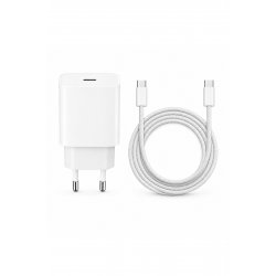 Γρήγορος φορτιστής 20W USB-C για iPhone 15/16/17, Samsung S25/S24/S23, 1 m πλεγμένο καλώδιο USB-C, Fast Charge PD, Xiaomi, iPad, AirPods, Kulstern™