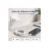 Γρήγορος φορτιστής 20W USB-C για iPhone 15/16/17, Samsung S25/S24/S23, 1 m πλεγμένο καλώδιο USB-C, Fast Charge PD, Xiaomi, iPad, AirPods, Kulstern™
