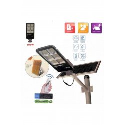 Solar Street Light 400W Cool White 6500K με τηλεχειριστήριο