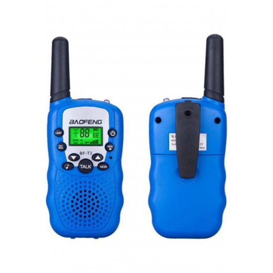 Παιδικά ασύρματα Walkie-Talkies με μονόχρωμη οθόνη σετ 2 BF-T3