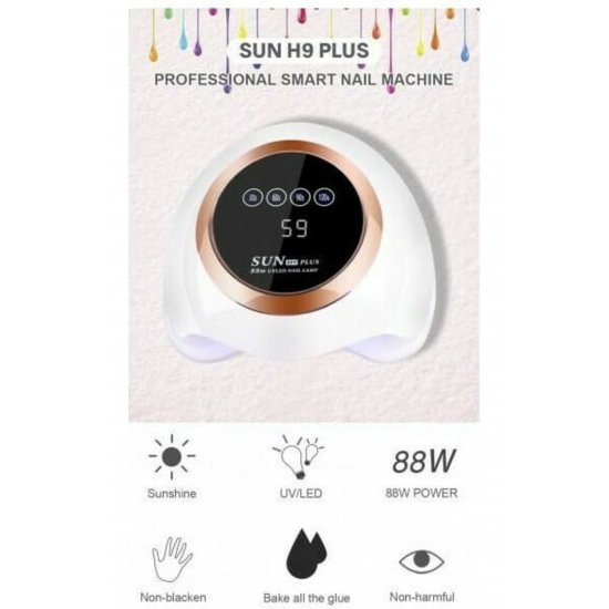 Φωτιστικό νυχιών H9 Plus UV / LED 88W