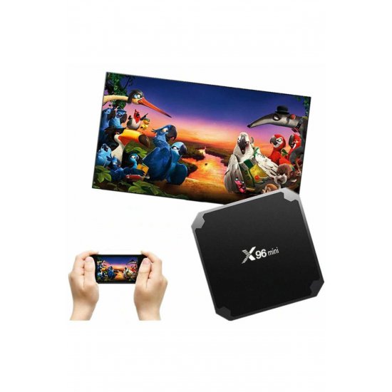 TV Box Mini 4K UHD με WiFi USB 2.0 2GB RAM και 16GB αποθηκευτικό χώρο με λειτουργικό σύστημα Android 7.1.2