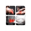 Μυϊκό μασάζ με 9 ταχύτητες, 4 κεφαλές και φόρτιση τύπου C, 34x25 cm