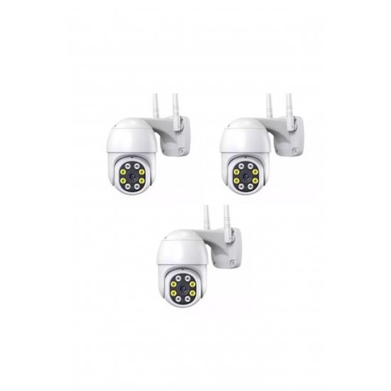 Σετ 3 JT-8170QJ WIFI IP66 HD ασύρματες κάμερες παρακολούθησης 2MP Σετ 3 JT-8170QJ WIFI IP66 HD ασύρματες κάμερες παρακολούθησης 2MP