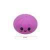 Παιχνίδι Squishy Dumpling Stress Relief, Flippy, Smiling Face Model, Sensory Toy with Slow-Rising, για παιδιά και ενήλικες, Relaxation and Anxiety Relief, 8,5 cm, 95 g, Random Color