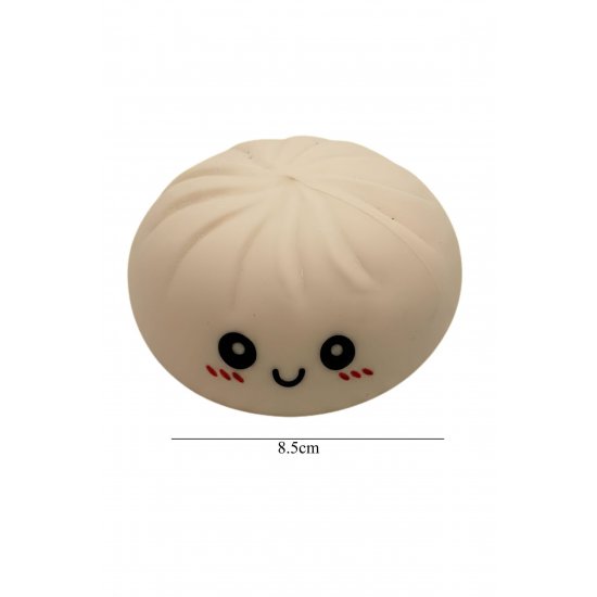 Παιχνίδι Squishy Dumpling Stress Relief, Flippy, Smiling Face Model, Sensory Toy with Slow-Rising, για παιδιά και ενήλικες, Relaxation and Anxiety Relief, 8,5 cm, 95 g, Random Color