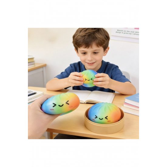 Toy Dumpling Squishy, 5 cm, Διάφορα χρώματα μοντέλο2 Toy Dumpling Squishy, 5 cm, Διάφορα χρώματα μοντέλο2