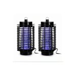 Σετ 2 λαμπτήρων UV κατά των εντόμων, 3W, για κουνούπια, μύγες και άλλα ιπτάμενα έντομα, τροφοδοτικό 220V