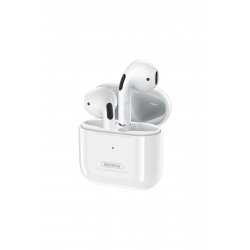 Ακουστικά Bluetooth Μεταλλική Σειρά TWS-10i Λευκό