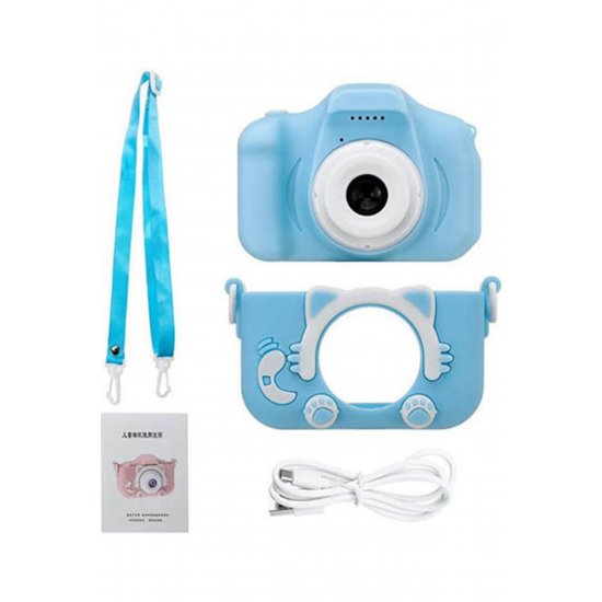 Q1 Kitty Kids Παιδική κάμερα 12MP Μπλε