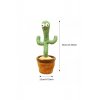 CACTUS χορεύει και μιλάει βελούδινα με πολύχρωμα LED / Διαδραστικό παιχνίδι