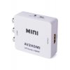 Anga AV2HDMI Μετατροπέας RCA θηλυκό σε HDMI θηλυκό Λευκό 1τεμ