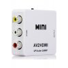 Anga AV2HDMI Μετατροπέας RCA θηλυκό σε HDMI θηλυκό Λευκό 1τεμ