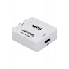 Anga AV2HDMI Μετατροπέας RCA θηλυκό σε HDMI θηλυκό Λευκό 1τεμ