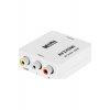 Anga AV2HDMI Μετατροπέας RCA θηλυκό σε HDMI θηλυκό Λευκό 1τεμ