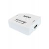 Anga AV2HDMI Μετατροπέας RCA θηλυκό σε HDMI θηλυκό Λευκό 1τεμ