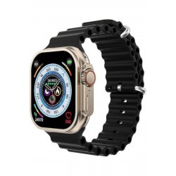 Smartwatch Z87 Ultra 2 49mm με μόνιτορ καρδιακών παλμών (Μαύρο)