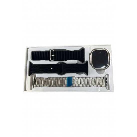 Smartwatch Z87 Ultra 2 49mm με μόνιτορ καρδιακών παλμών (Μαύρο)